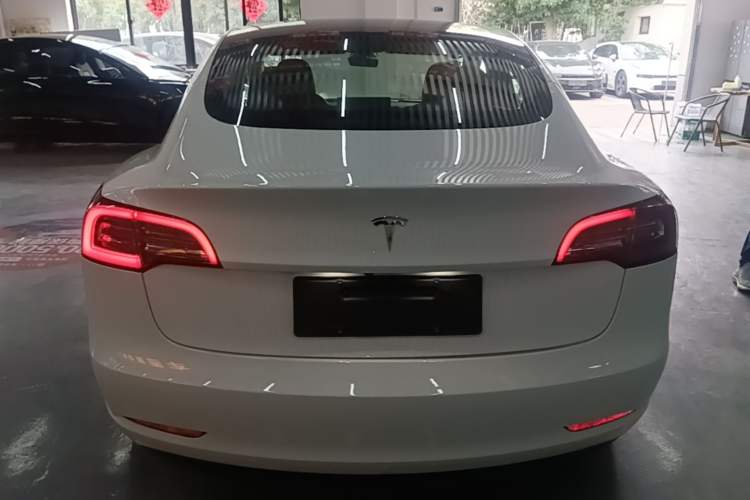 Used Tesla Model 3 2019 Long-Range Rear-Wheel-Drive Version Rear