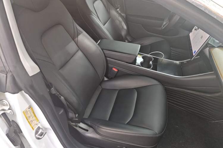 Used Tesla Model 3 2019 Long-Range Rear-Wheel-Drive Version Right Front Seat