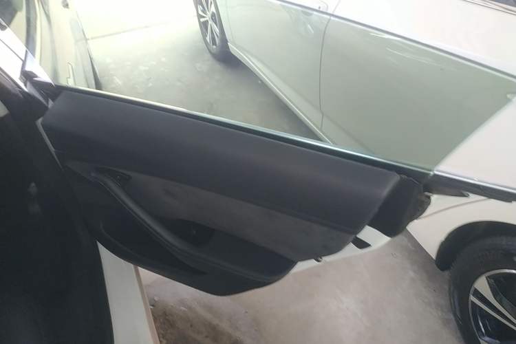 Used Tesla Model 3 2019 Performance High-Performance All-Wheel-Drive Version Right Rear Door Interior