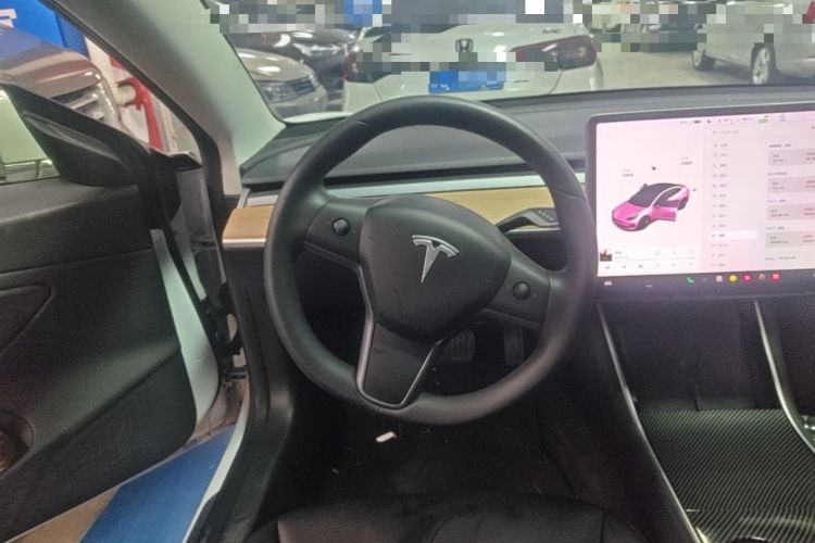 Used Tesla Model 3 2019 Long-Range All-Wheel-Drive Version Steering Wheel