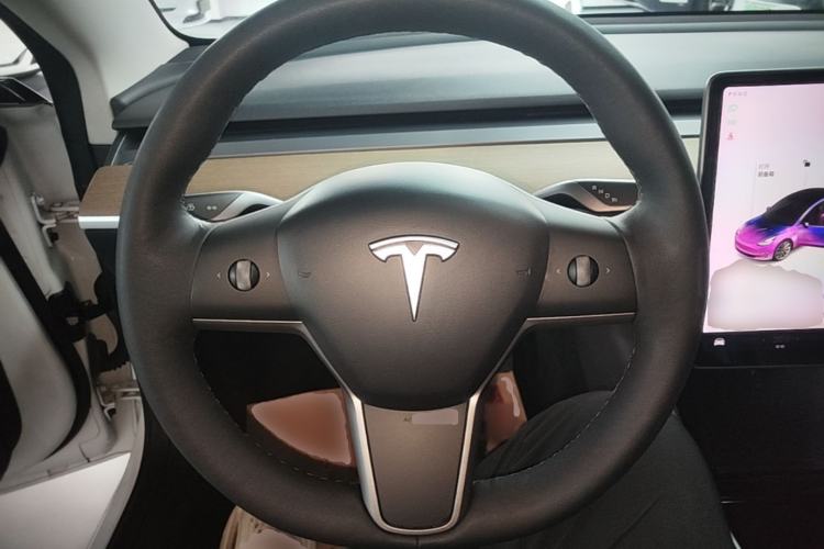 Used Tesla Model 3 2019 Long-Range All-Wheel-Drive Version Steering Wheel