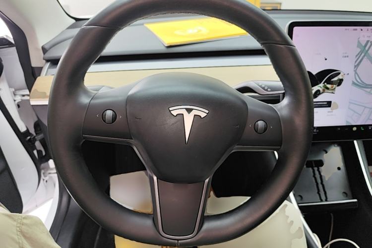 Used Tesla Model 3 2019 Long-Range Rear-Wheel-Drive Version Steering Wheel