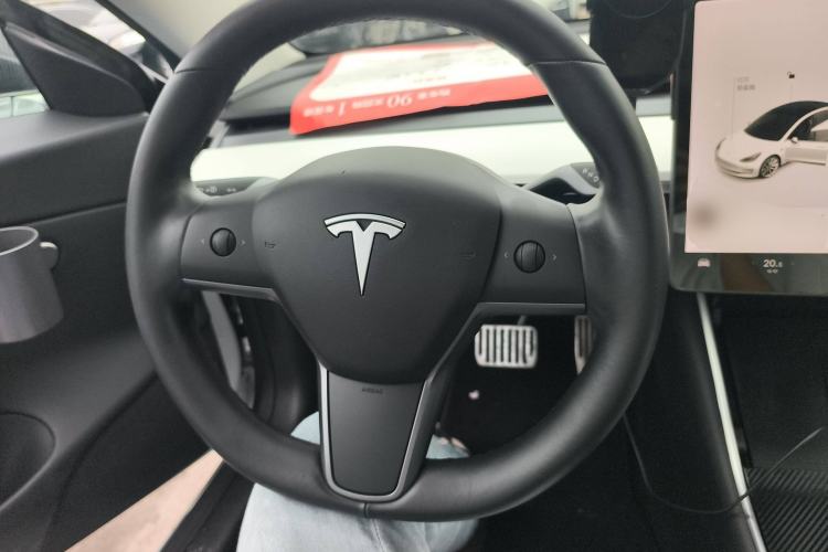 Used Tesla Model 3 2019 Long-Range Rear-Wheel-Drive Version Steering Wheel