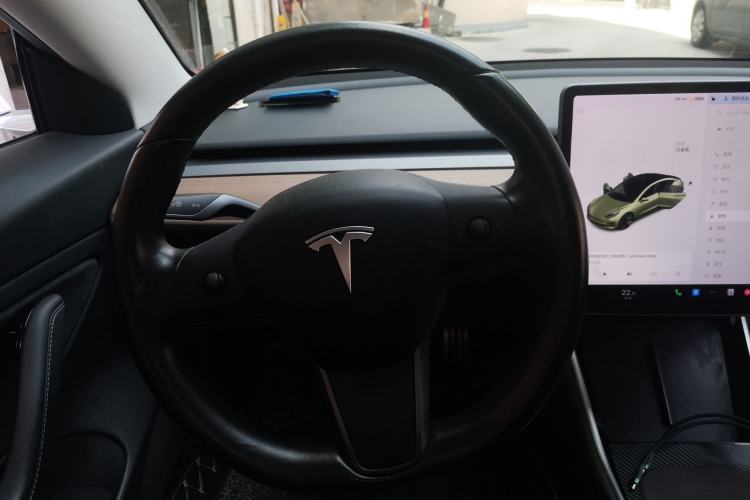 Used Tesla Model 3 2019 Long-Range Rear-Wheel-Drive Version Steering Wheel