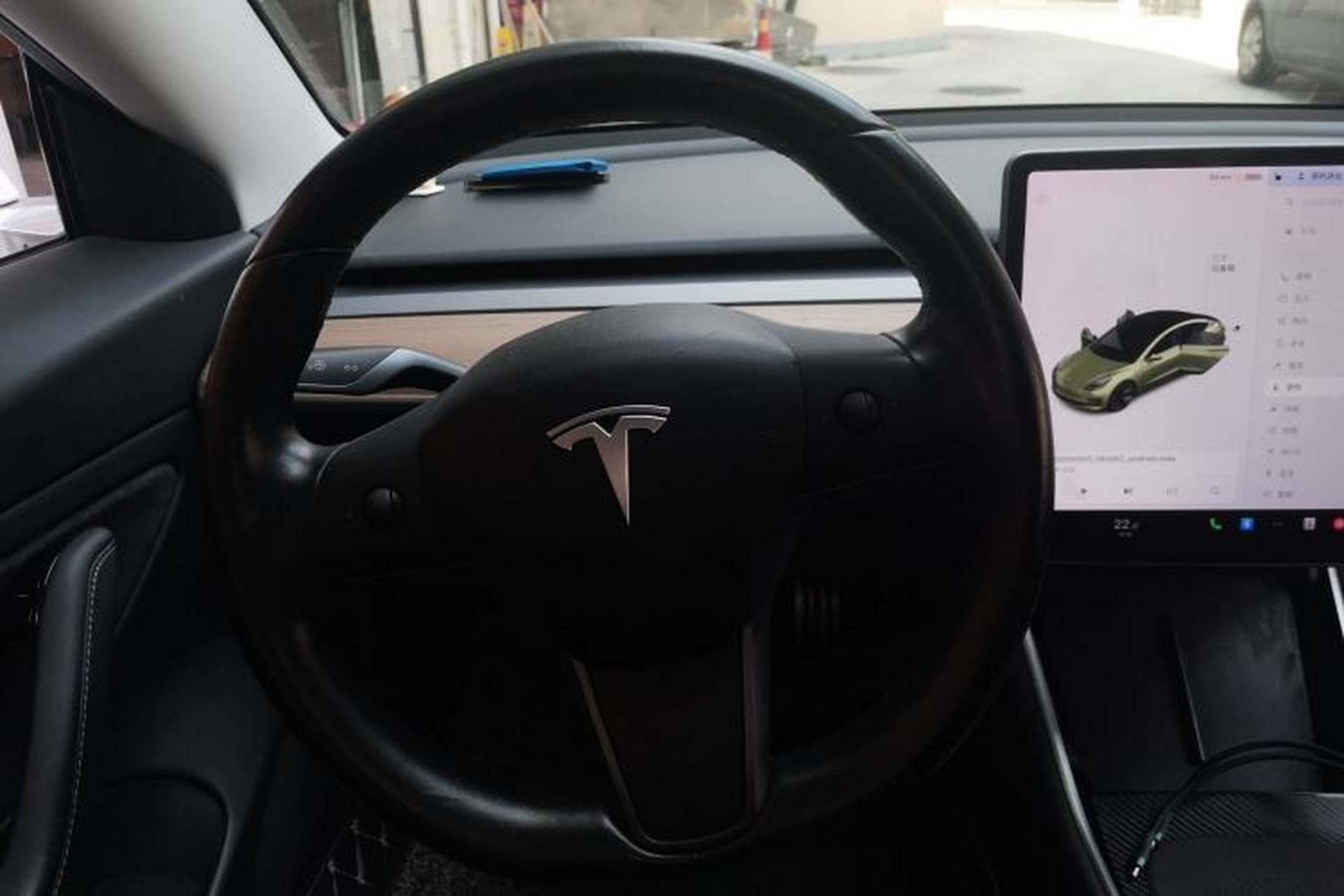 Used Tesla Model 3 2019 Long-Range Rear-Wheel-Drive Version Steering Wheel