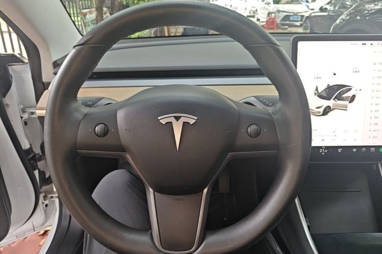 Used Tesla Model 3 2019 Long-Range Rear-Wheel-Drive Version Steering Wheel