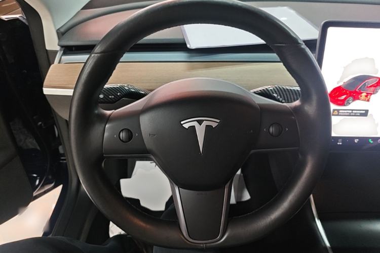 Used Tesla Model 3 2019 Long-Range Rear-Wheel-Drive Version Steering Wheel