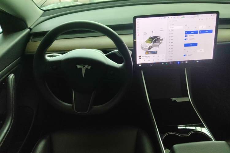Used Tesla Model 3 2019 Long-Range All-Wheel-Drive Version Steering Wheel