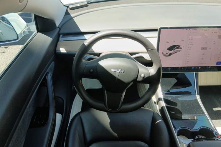 Used Tesla Model 3 2019 Standard Range Rear-Wheel Drive Upgraded Version (52 kWh) Steering Wheel