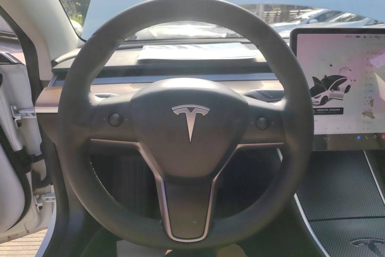 Used Tesla Model 3 2019 Standard Range Rear-Wheel Drive Upgraded Version (52 kWh) Steering Wheel