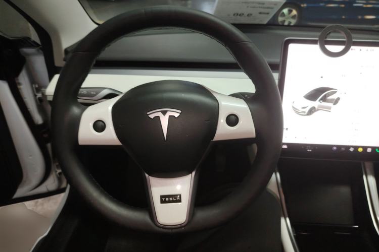 Used Tesla Model 3 2019 Standard Range Rear-Wheel Drive Upgraded Version (60 kWh) Steering Wheel