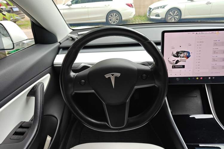Used Tesla Model 3 2019 Long-Range Rear-Wheel-Drive Version Steering Wheel