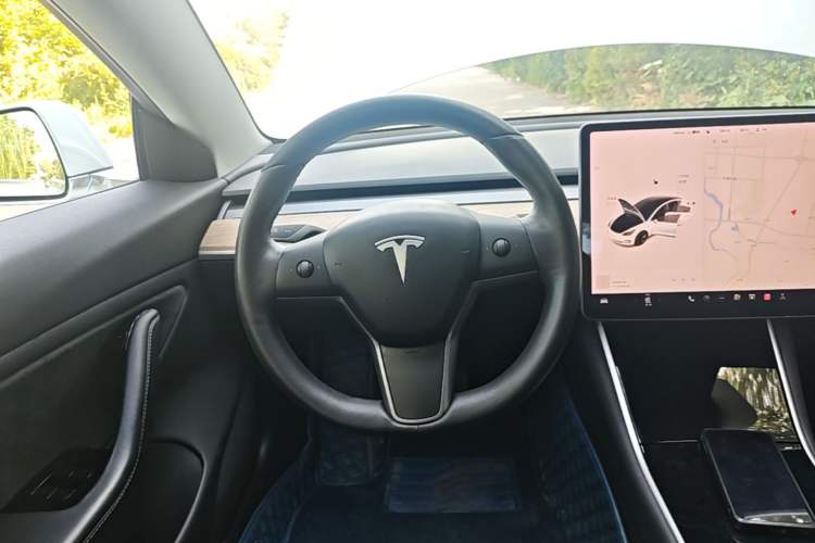 Used Tesla Model 3 2019 Standard Range Rear-Wheel Drive Upgraded Version (52 kWh) Steering Wheel