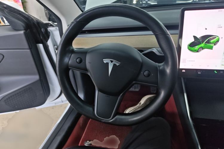 Used Tesla Model 3 2019 Long-Range Rear-Wheel-Drive Version Steering Wheel