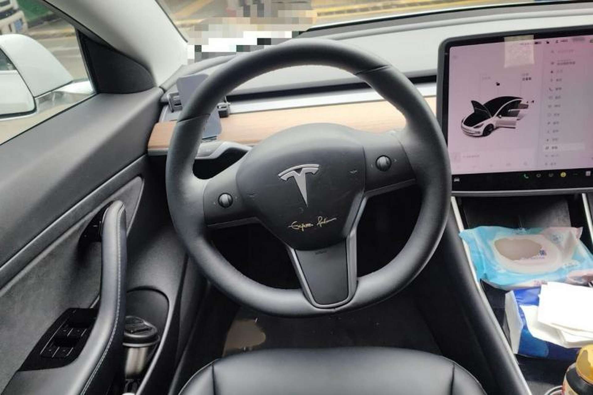 Used Tesla Model 3 2019 Standard Range Rear-Drive Upgraded Version Steering Wheel