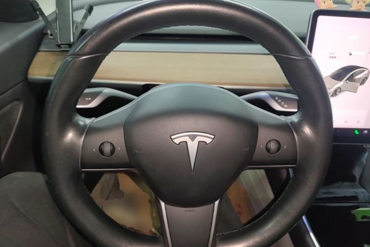 Used Tesla Model 3 2019 Long-Range Rear-Wheel-Drive Version Steering Wheel