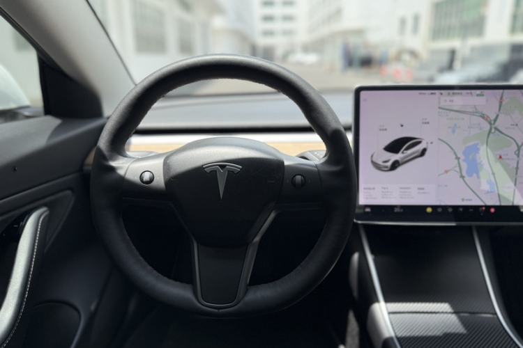 Used Tesla Model 3 2019 Long-Range All-Wheel-Drive Version Steering Wheel