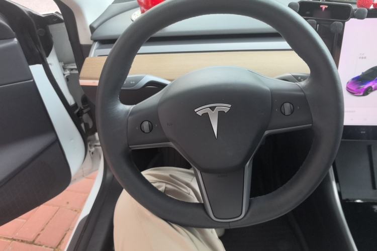 Used Tesla Model 3 2019 Standard Range Rear-Wheel Drive Upgraded Version (52 kWh) Steering Wheel