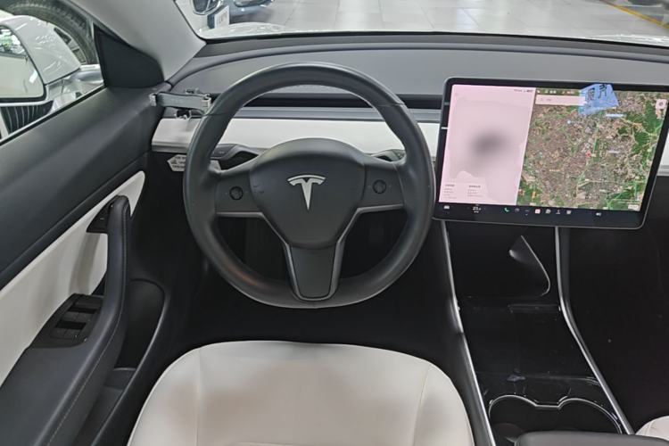 Used Tesla Model 3 2019 Long-Range Rear-Wheel-Drive Version Steering Wheel
