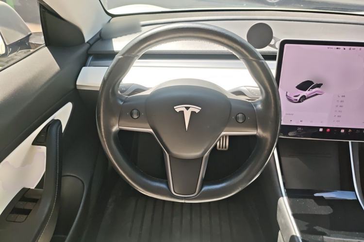 Used Tesla Model 3 2019 Performance High-Performance All-Wheel-Drive Version Steering Wheel