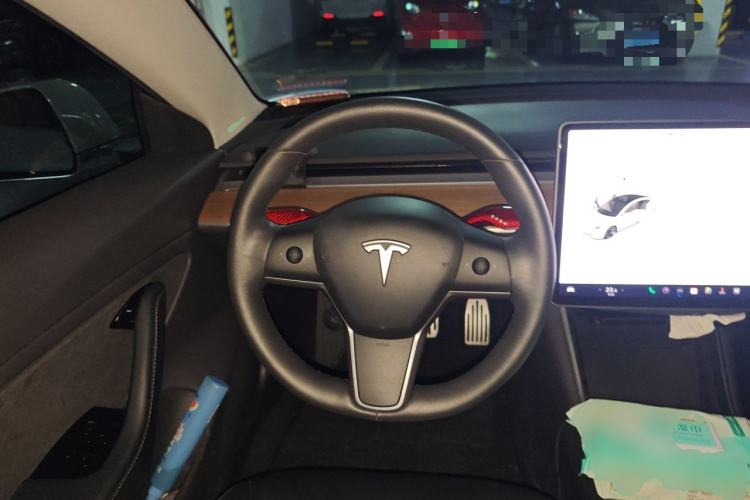 Used Tesla Model 3 2019 Standard Range Rear-Wheel Drive Upgraded Version (60 kWh) Steering Wheel