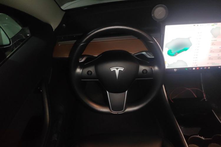 Used Tesla Model 3 2019 Long-Range Rear-Wheel-Drive Version Steering Wheel
