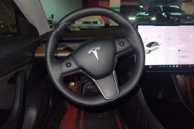 Used Tesla Model 3 2019 Long-Range All-Wheel-Drive Version Steering Wheel
