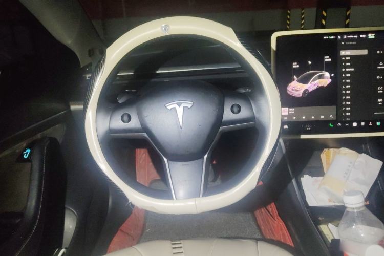 Used Tesla Model 3 2019 Standard Range Rear-Wheel Drive Upgraded Version (60 kWh) Steering Wheel