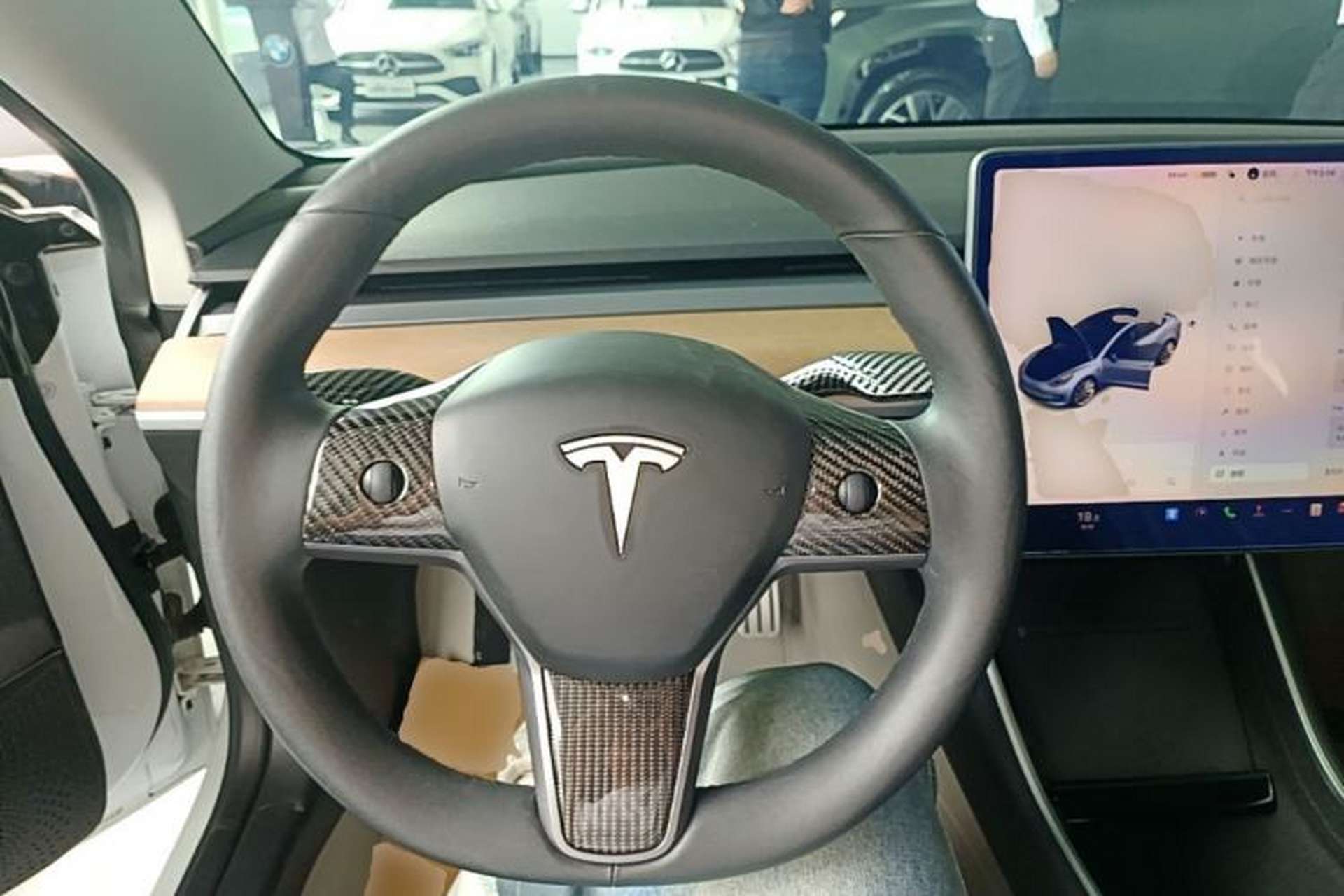 Used Tesla Model 3 2019 Standard Range Rear-Drive Upgraded Version Steering Wheel