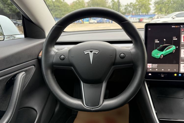 Used Tesla Model 3 2019 Long-Range Rear-Wheel-Drive Version Steering Wheel