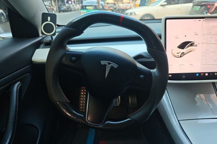 Used Tesla Model 3 2019 Performance High-Performance All-Wheel-Drive Version Steering Wheel