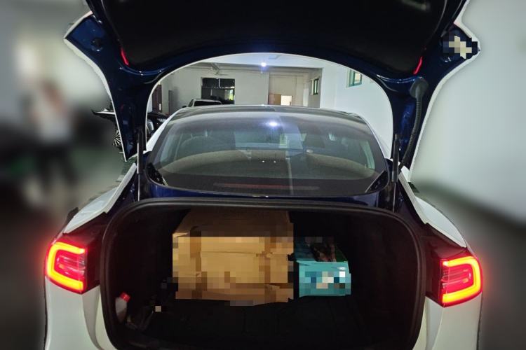 Used Tesla Model 3 2019 Long-Range All-Wheel-Drive Version Trunk