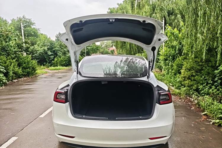 Used Tesla Model 3 2019 Long-Range All-Wheel-Drive Version Trunk