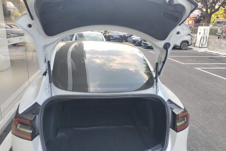 Used Tesla Model 3 2019 Long-Range All-Wheel-Drive Version Trunk
