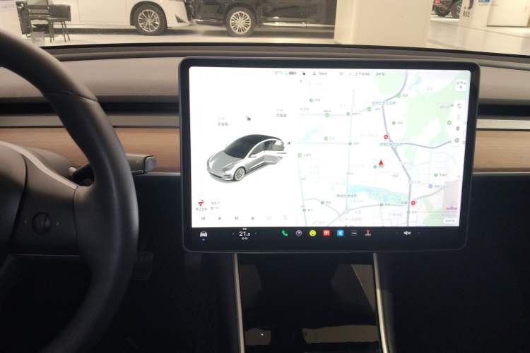 Used Tesla Model 3 2019 Standard Range Rear-Drive Upgraded Version Audio And AC Panel