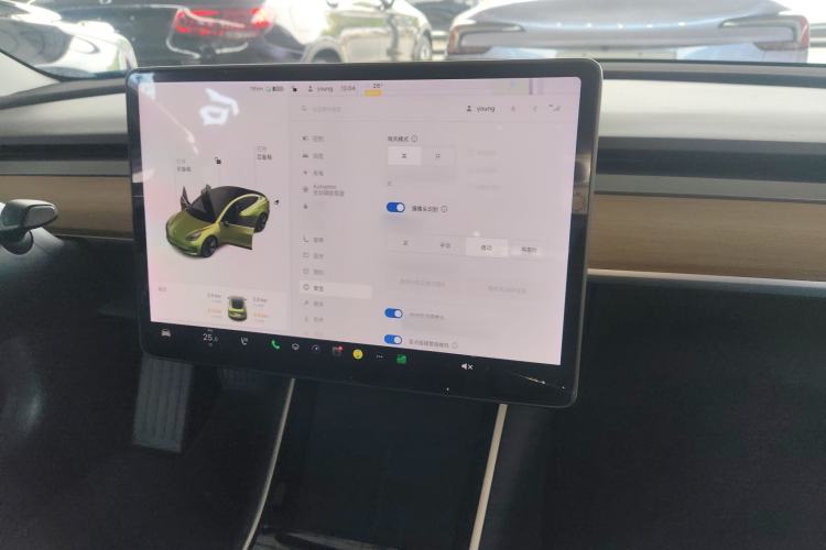 Used Tesla Model 3 2019 Standard Range Rear-Drive Upgraded Version Audio And AC Panel