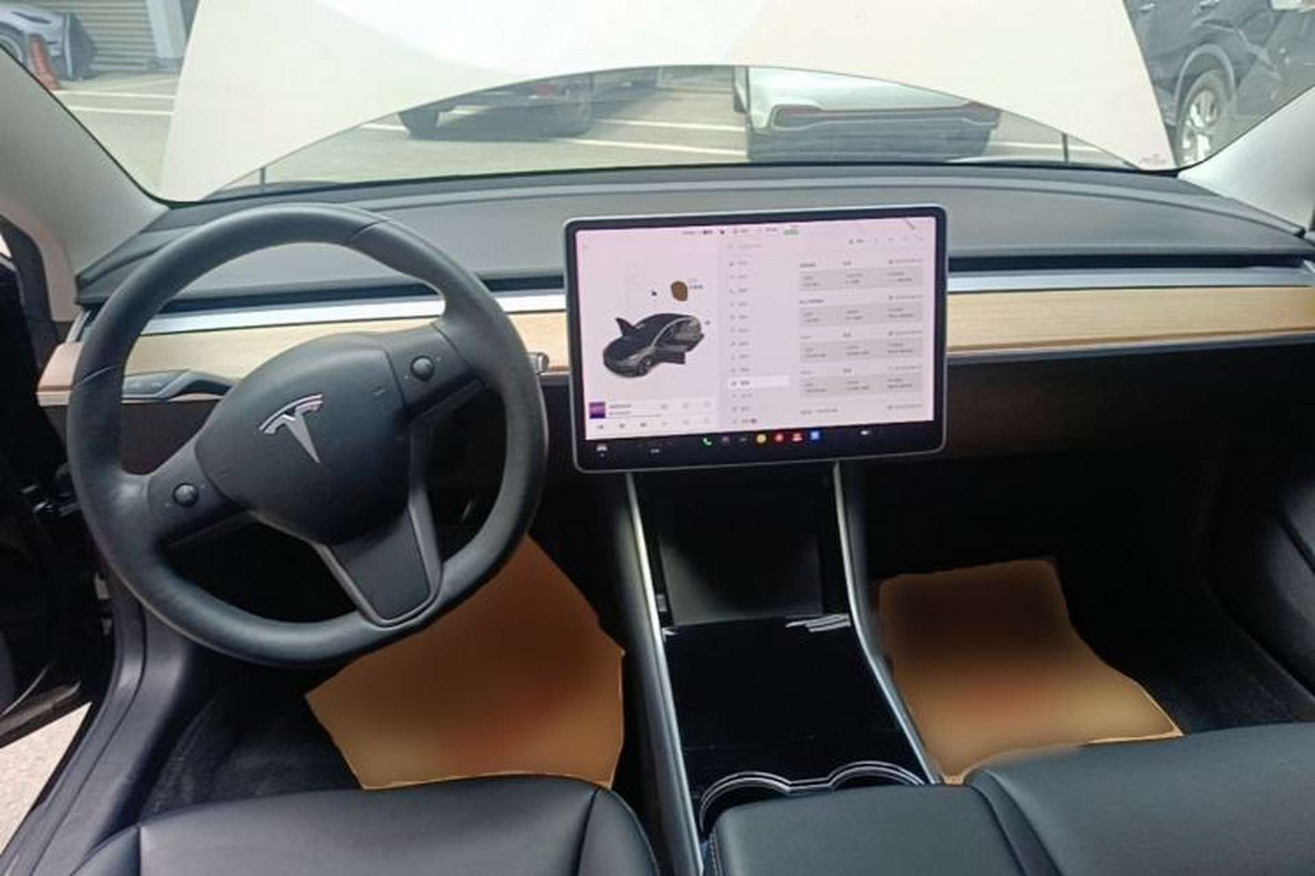 Used Tesla Model 3 2019 Standard Range Rear-Drive Upgraded Version Center Console