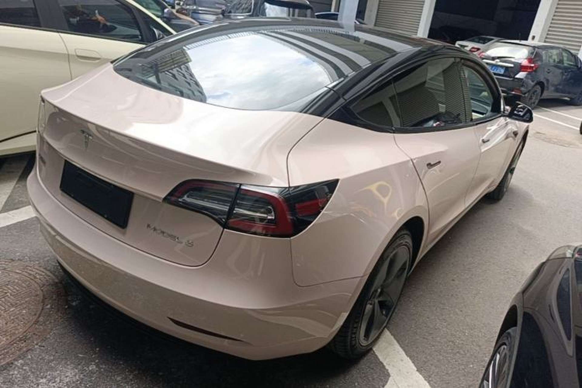 Used Tesla Model 3 2019 Standard Range Rear-Drive Upgraded Version Rear Right 45 Deg