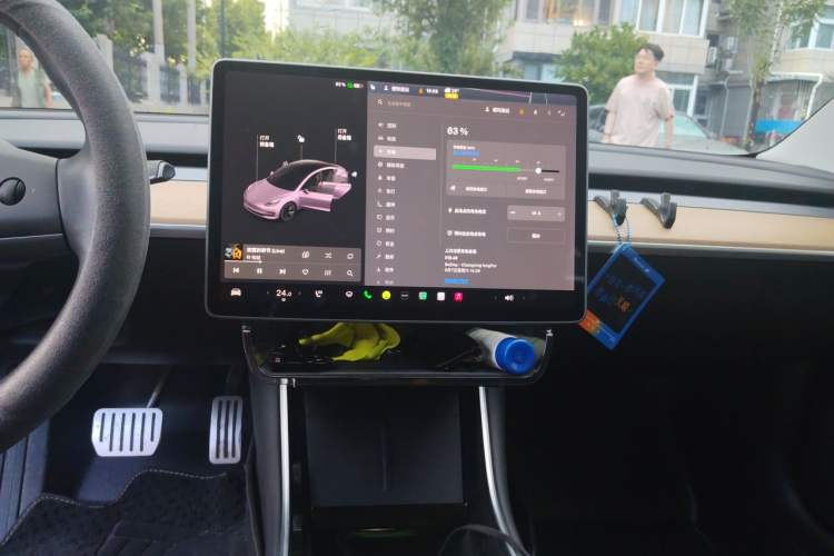 Used Tesla Model 3 2020 Standard Range Rear-Wheel Drive Upgraded Version Audio And AC Panel