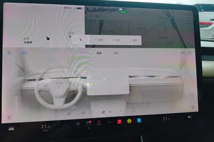 Used Tesla Model 3 2020 Revised Version Standard Range Rear-Wheel Drive – Upgraded Edition Audio And AC Panel