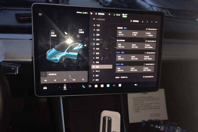 Used Tesla Model 3 2020 Revised Version Standard Range Rear-Wheel Drive – Upgraded Edition Audio And AC Panel
