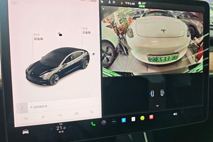 Used Tesla Model 3 2020 Refreshed Version Long-Range Rear-Wheel Drive Audio And AC Panel