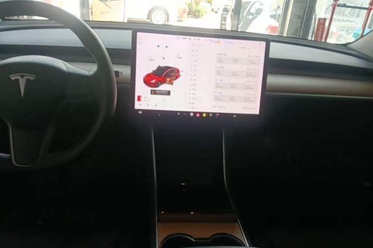 Used Tesla Model 3 2020 Refreshed Version Long-Range Rear-Wheel Drive Audio And AC Panel