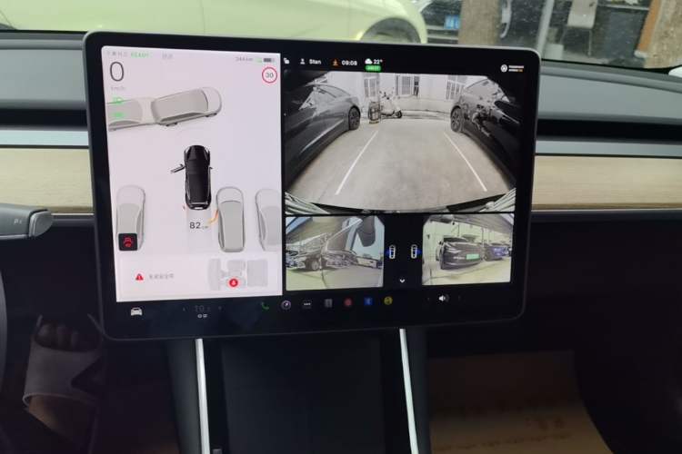 Used Tesla Model 3 2020 Refreshed Version Long-Range Rear-Wheel Drive Audio And AC Panel