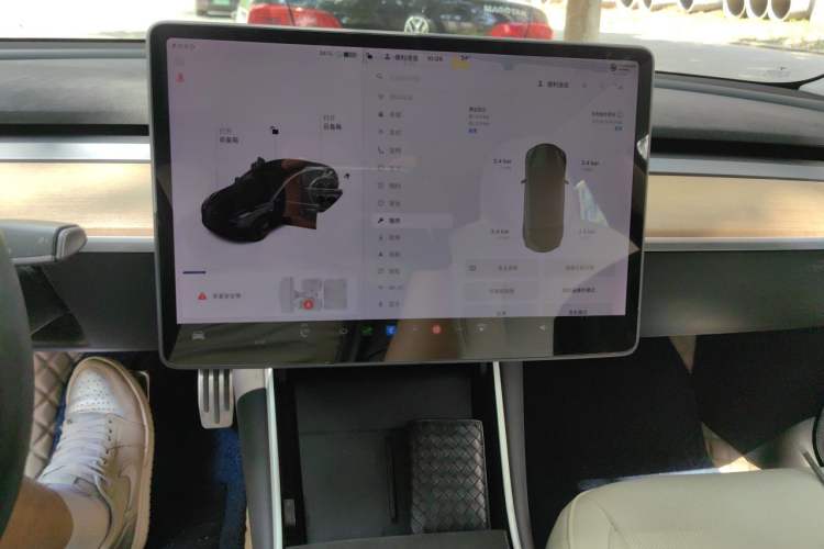 Used Tesla Model 3 2020 Standard Range Rear-Wheel Drive Upgraded Version Audio And AC Panel