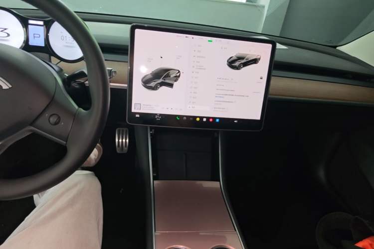 Used Tesla Model 3 2020 Standard Range Rear-Wheel Drive Upgraded Version Audio And AC Panel