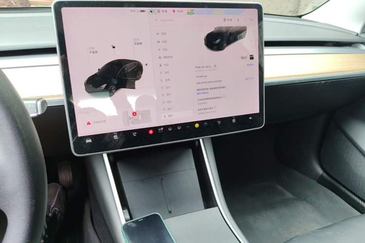 Used Tesla Model 3 2020 Refreshed Version Long-Range Rear-Wheel Drive Audio And AC Panel