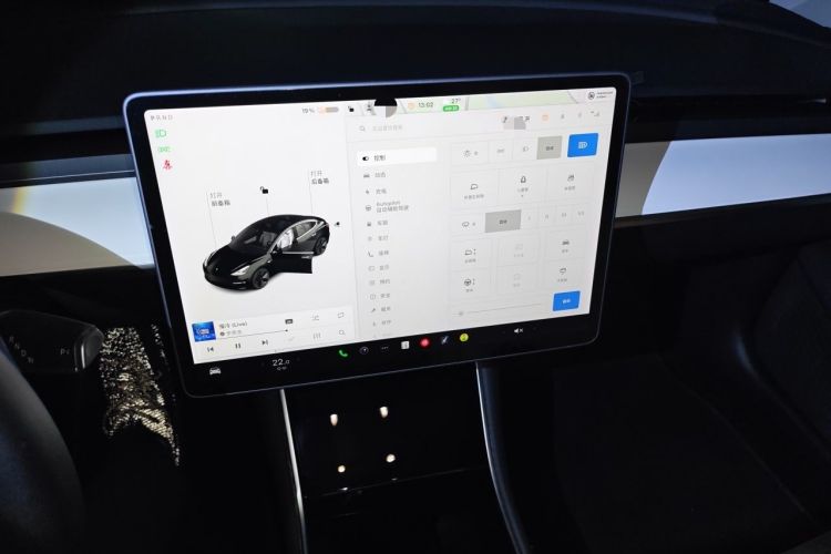 Used Tesla Model 3 2020 Refreshed Version Long-Range Rear-Wheel Drive Audio And AC Panel