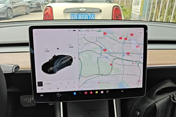 Used Tesla Model 3 2020 Revised Version Standard Range Rear-Wheel Drive – Upgraded Edition Audio And AC Panel