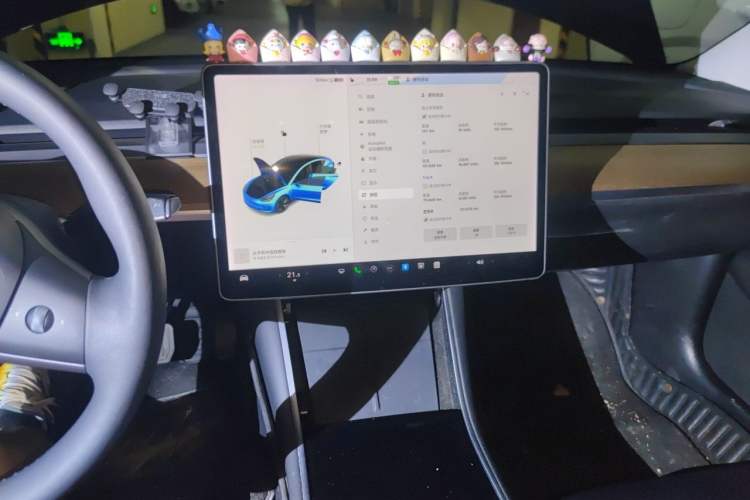Used Tesla Model 3 2020 Standard Range Rear-Wheel Drive Upgraded Version Audio And AC Panel